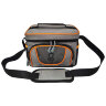 Термосумка Leonord ML15009, 5л, р-р: 24x18x16,5см, цвет: серо-оранжевый 