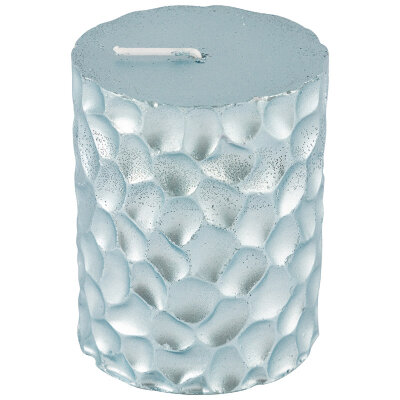 Свеча Deco Christmas "Iceberg" 80*65 мм голубая 