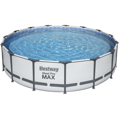 Бассейн каркасный круглый 457*107 см, 14970 л, Steel Pro Max 56488 (комплект) Bestway 