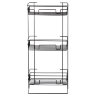 Полка напольная/настенная Scaffali 3-х ярусная,  прямая,  29,5*12,5*66 см (полимерное покрытие) 