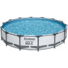 Бассейн каркасный круглый 427*84 см, 10220 л, Steel Pro Max 56595 (с ф-насосом) Bestway 